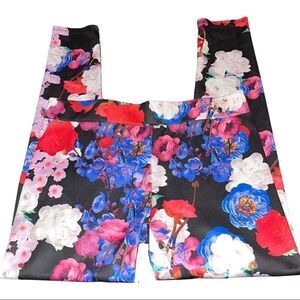 Bongo Bright Floral Leggings - Size Large